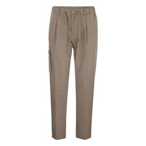 HERNO Men's Cargo Pants with Drawstring Waist Men Beige